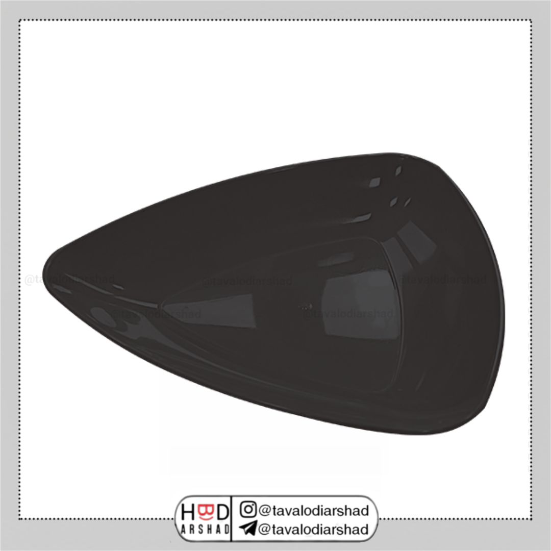 بشقاب یکبارمصرف کیک خوری لونا کوشا(مشکی-بسته 6 عددی)